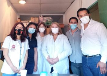 Autoridades provinciales de CICOP visitaron el Hospital Héroes de Malvinas 