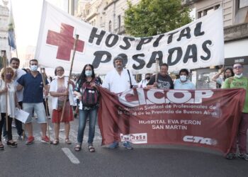 CICOP participó de la marcha de  Enfermería en CABA