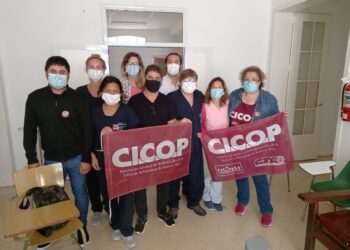 Coronel Suárez: Autoridades de CICOP se reunieron con la seccional local y trabajadorxs del Hospital Municipal
