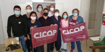 Coronel Suárez: Autoridades de CICOP se reunieron con la seccional local y trabajadorxs del Hospital Municipal