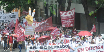 Gran paro y movilización a la Gobernación