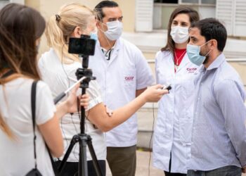 Autoridades de CICOP visitaron el Hospital Abraham Piñeyro de Junín 