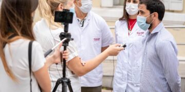 Autoridades de CICOP visitaron el Hospital Abraham Piñeyro de Junín 