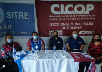 Lxs trabajadorxs de la salud de Bolívar se movilizarán el próximo jueves por un justo reconocimiento