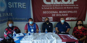 Lxs trabajadorxs de la salud de Bolívar se movilizarán el próximo jueves por un justo reconocimiento