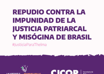 Repudio contra la impunidad de la justicia patriarcal y misógina de Brasil