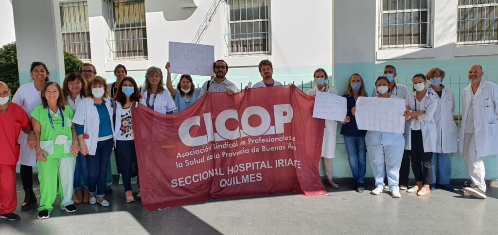 Jornada de Visibilización en el Hospital Iriarte por hechos de violencia