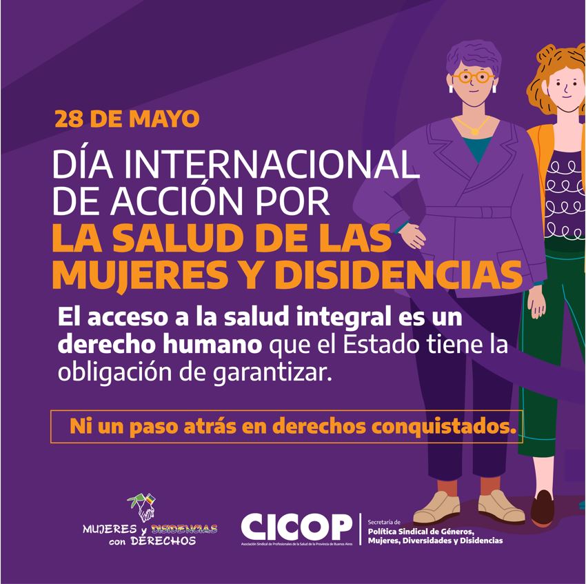 28 de Mayo: Día Internacional de Acción por la Salud de las Mujeres y Disidencias