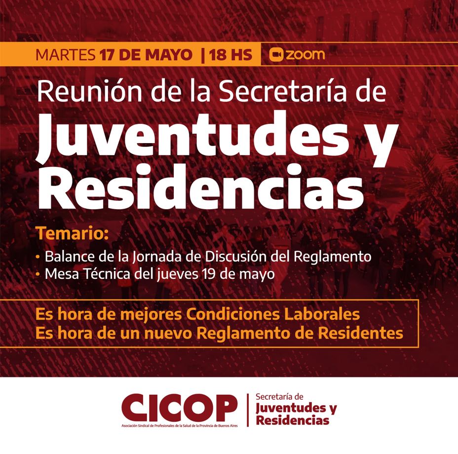 Reunión de la Secretaría de Juventudes y Residencias