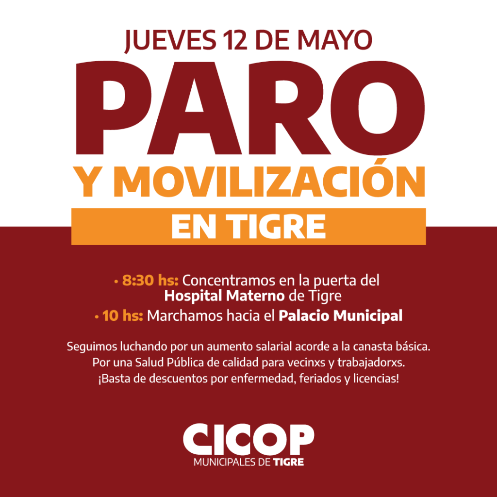 Tigre: Paro y Movilización contra el vaciamiento de la salud municipal