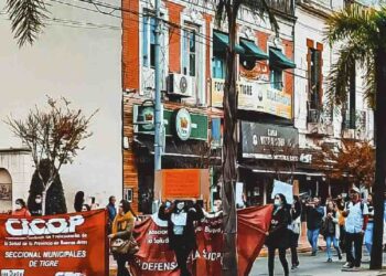 Contundente Paro y Movilización de CICOP Tigre