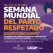 Del 16 al 22 de mayo: Semana Mundial del Parto Respetado