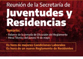 Reunión de la Secretaría de Juventudes y Residencias