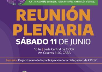 La Secretaría de Política Sindical de Géneros realizará una Reunión Plenaria el próximo sábado 11 de junio