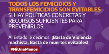 Ni Una Menos: el Estado es responsable