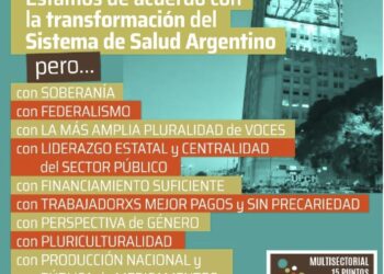 Conferencia de Prensa frente al Ministerio de Salud de la Nación