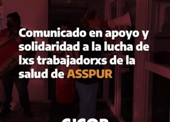 Comunicado en apoyo y solidaridad a la lucha de lxs trabajadorxs de la salud de ASSPUR