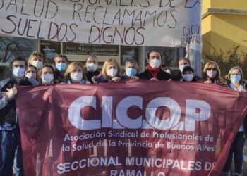 CICOP llevó su apoyo a lxs compañerxs de la Seccional Ramallo