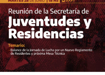 La Secretaría de Juventudes y Residencias se reúne el martes 28