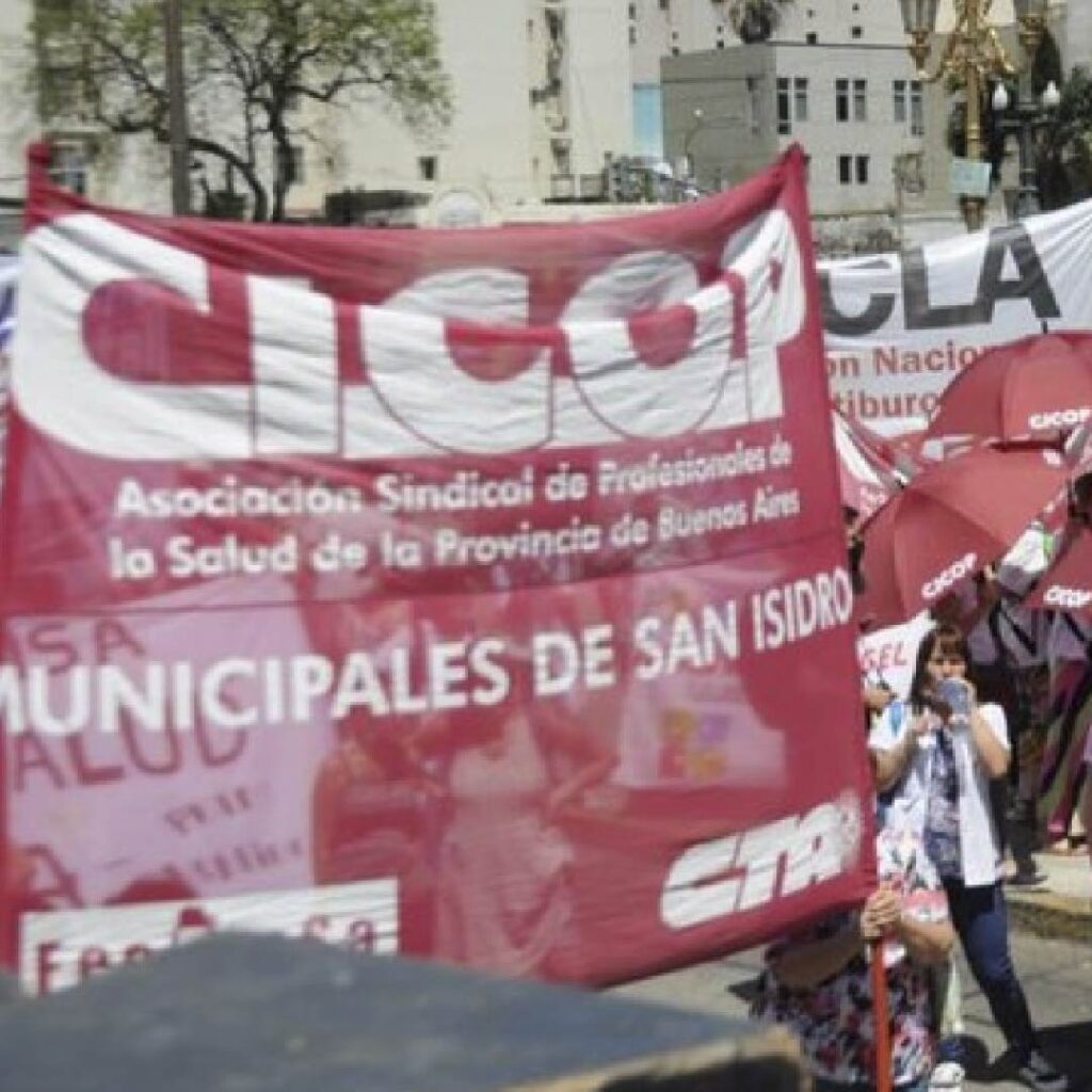 La Seccional San Isidro se moviliza por Enfermería