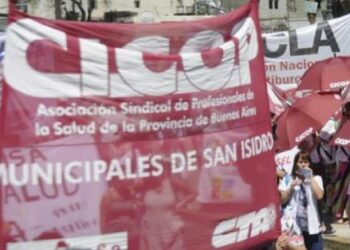 La Seccional San Isidro se moviliza por Enfermería