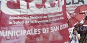 La Seccional San Isidro se moviliza por Enfermería