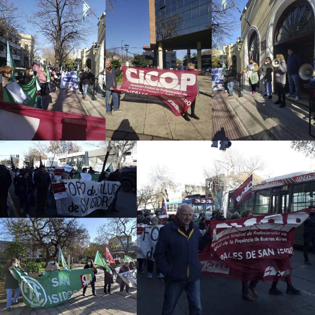 San Isidro: Marcha para reclamar el pase de lxs Lic. en Enfermería a la Ley de Carrera Profesional