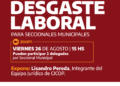 Charla sobre Desgaste Laboral para Seccionales Municipales