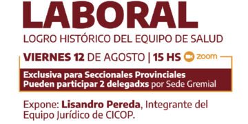 Charla sobre Desgaste Laboral para Seccionales Provinciales