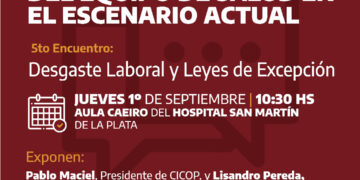 Charla Sobre Desgaste Laboral y Leyes de Excepción en el Hospital San Martín de La Plata