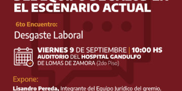 Charla sobre Desgaste Laboral en el Hospital Gandulfo de Lomas de Zamora