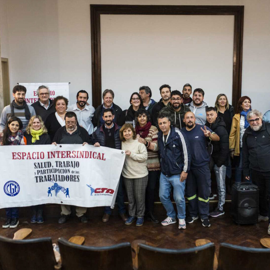 Charla del Espacio Intersindical en el Hospital Evita de Lanús