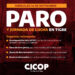 CICOP Tigre realizará un paro de 24 horas con Jornada de Lucha este miércoles 14/09