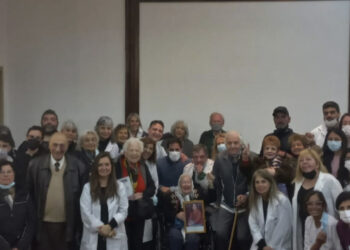 Norita Cortiñas brindó una charla en el Hospital Evita 