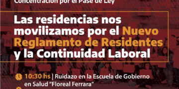 Las Residencias nos movilizamos por nuestros Derechos Laborales 