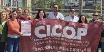 Profesionales de la salud pública de CICOP Tigre paran 72 horas los días 3, 4 y 5 de octubre