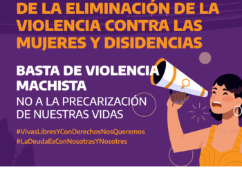 25N: Día Internacional de la Eliminación de la Violencia contra las Mujeres y Disidencias