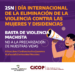 25N: Día Internacional de la Eliminación de la Violencia contra las Mujeres y Disidencias