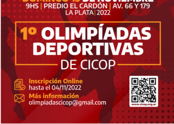 Cronograma de Actividades para las 1° Olimpíadas Deportivas de CICOP