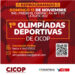 Cronograma de Actividades para las 1° Olimpíadas Deportivas de CICOP