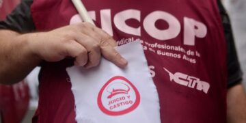 #24M: CICOP movilizó a Plaza de Mayo