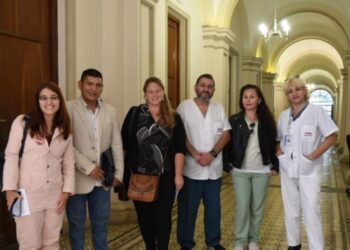 Reunión con la senadora María Reigada por el Pase de Ley