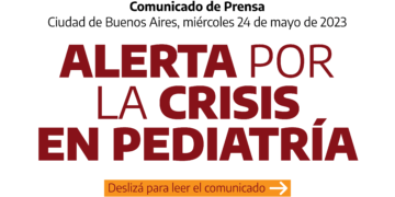 Alerta por la crisis en Pediatría