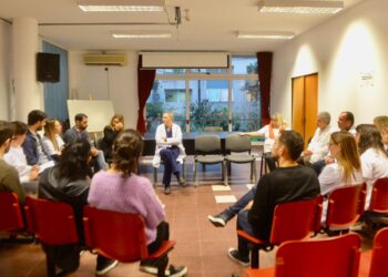 Reunión en el Hospital de Niños de La Plata