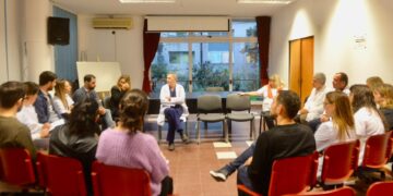 Reunión en el Hospital de Niños de La Plata