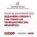 CICOP se solidariza con Alejandro Crespo y con todxs lxs trabajadorxs del neumático