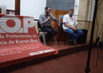 Charla-Debate sobre Sistema Previsional y Desgaste Laboral en el HIGA Eva Perón de San Martín