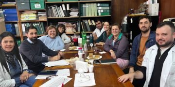 Reunión con la Comisión Directiva del Hospital Presidente Perón de Avellaneda
