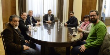 Reunión de CICOP con autoridades del Banco Provincia