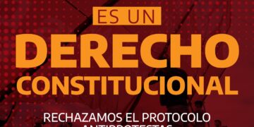 Manifestarse es un Derecho Constitucional